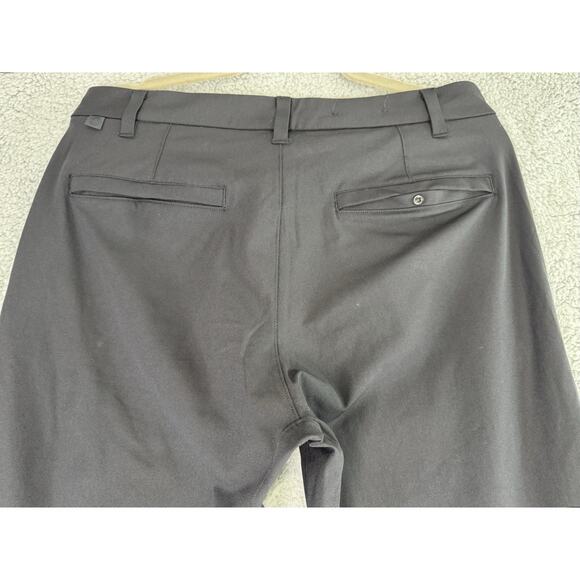 Lululemon Black Commission Classic Fit Warpstreme Stretch Pants Men’s Sz 32x32.5 - Picture 5 of 15